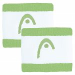 Head Striped Wristband 2.5" Celery Green / White